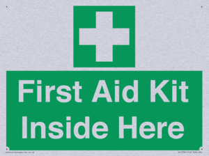 First Aid Kit Inside Here